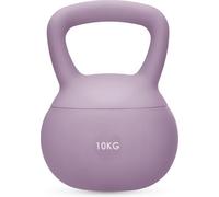Gymtek Kettlebell 10 kg, Poids Pilates pour Femmes, Soft Kettlebell pour Workout, Haltere Musculation avec poignée, Fitness Kettlebells Doux, Ideal Fitness materiel pour Sport Maison, Couleur Violet