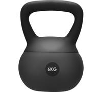 Gymtek Kettlebell 6 kg, Poids Pilates pour Femmes, Soft Kettlebell pour Workout, Haltere Musculation avec poignée, Fitness Kettlebells Doux, Ideal Fitness materiel pour Sport Maison, Couleur Noir