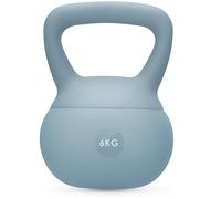 Gymtek Kettlebell 6 kg, Poids Pilates pour Femmes, Soft Kettlebell pour Workout, Haltere Musculation avec poignée, Fitness Kettlebells Doux, Ideal Fitness materiel pour Sport Maison, Couleur Bleue