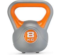 Gymtek Kettlebell 8 kg - Haltère pour la musculation, l'entraînement avec poignée ergonomique - Kettlebell pour entraînement musculaire, appareils de sport pour la maison, le fitness, la gymnastique