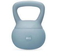 Gymtek Kettlebell 8 kg, Poids Pilates pour Femmes, Soft Kettlebell pour Workout, Haltere Musculation avec poignée, Fitness Kettlebells Doux, Ideal Fitness materiel pour Sport Maison, Couleur Bleue