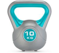 Gymtek Kettlebell Musculation avec Poids 10 kg, PVC Kettlebell Fitness Maison pour Workout,Haltere Musculation avec Poignée pour Hommes et Femme, Poids Materiel Sport, Musculation Accessoires