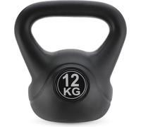 Gymtek Kettlebell Musculation avec Poids 12 kg, PVC Kettlebell Fitness Maison pour Workout,Haltere Musculation avec Poignée pour Hommes et Femme, Poids Materiel Sport, Musculation Accessoires
