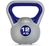 Gymtek Kettlebell Musculation avec Poids 12 kg, PVC Kettlebell Fitness Maison pour Workout,Haltere Musculation avec Poignée pour Hommes et Femme, Poids Materiel Sport, Musculation Accessoires