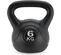 Gymtek Kettlebell Musculation avec Poids 6 kg, PVC Kettlebell Fitness Maison pour Workout,Haltere Musculation avec Poignée pour Hommes et Femme, Poids Materiel Sport, Musculation Accessoires