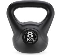 Gymtek Kettlebell Musculation avec Poids 8 kg, PVC Kettlebell Fitness Maison pour Workout,Haltere Musculation avec Poignée pour Hommes et Femme, Poids Materiel Sport, Musculation Accessoires