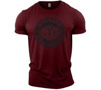 Gymtier T-shirt de musculation pour homme, motif «Unleash The Beast» - Rouge - moyen