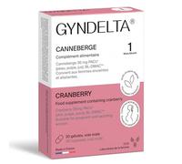 Laboratoire CCD Gyndelta Cranberry 36mg PACs Complément Alimentaire 30 Gélules