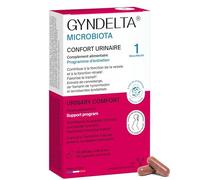 GYNDELTA® Microbiota - Complément Alimentaire Confort Urinaire & Digestif - Canneberge Pacran®, Tamarin, Cynorrhodon & Lactobacilles Tyndallisés - 30 Gélules Végétales