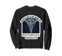 Gynécologue chrétien Docteur Gynécologie est Mon ministère MD Sweatshirt