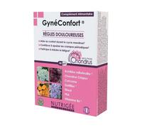 Gynéconfort - Règles douloureuses | Soulage crampes - douleurs menstruelles | Avant - pendant cycle | gyne comfort | Achillée, Curcuma, Gattilier, B6 | 30 gélules | Fabriqué en France | Nutrigée