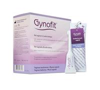 Gynofit Gel vaginal à l'acide lactique - Maintient l'équilibre du pH du vagin - Prévient les prurit, les brûlures et les odeurs - Traite et prévient les infections vaginales (12 applicateurs jetables)