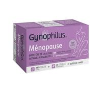 Gynophilus Ménopause - Sans hormones, sans soja - Bouffées de chaleur, fatigue, irritabilité - Probiotiques + Safran breveté + Pollen - 60 gélules (1 mois)