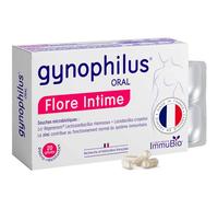 Gynophilus Oral - Probiotique Flore Intime avec Zinc - Complément Alimentaire Soutien de la Flore Intime & Système Immunitaire - Fabriqué en France - 20 Gélules Gastro-résistantes