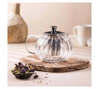 GYOKURO Théière en verre borosilicate avec infuseur inox et fond dévissable CRISTEL 0,8 L