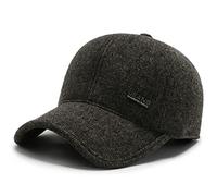 GYOUFU Casquette de Baseball pour Homme Casquettes d'hiver (Marron 03),57-61,Large
