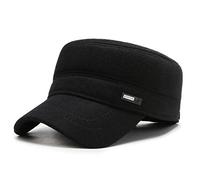 GYOUFU Casquette de Baseball pour Homme Casquettes d'hiver (Noir 08),57-61,Large