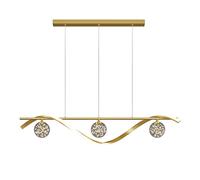 - Gypsophia Combinaison Lustre LED Dimmable Light Modern Luxury Art Long Pendant Light Restaurant Bar Decoration Plafond Pilation Pilding Pildable Éclairage Éclairage, Pendentif
