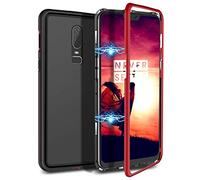 Gypsophilaa Coque pour OnePlus 5T magnétique,Verre trempé Transparent Retour Étui Housse +avec Aimants Intégré Cadre métallique,Housse Ultra Slim Protection 360°OnePlus 5T