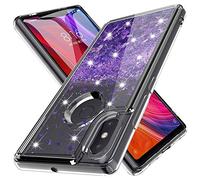 Gypsophilaa Coque Xiaomi Mi 8 Glitter Étui, Mince Brillant Bling Coeur Mignon Silicone Paillette TPU Bumper 3D Liquide Quicksands Housse Cristal Clair Shiny Étincelle Transparente Antichoc Cover