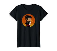 Gypsy Flamenco T-Shirt Graphique avec Valeur, Femme, Noir, M