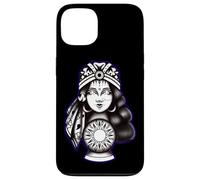 Gypsy Soul Fortune Teller Blackwork Indigo Coque pour iPhone 13