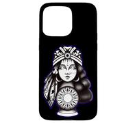 Gypsy Soul Fortune Teller Blackwork Indigo Coque pour iPhone 15 Pro Max