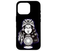 Gypsy Soul Fortune Teller Blackwork Indigo Coque pour iPhone 16 Pro