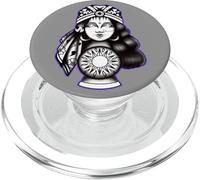 Gypsy Soul Fortune Teller Blackwork Indigo PopSockets PopGrip pour MagSafe
