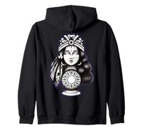 Gypsy Soul Fortune Teller Blackwork Indigo Sweat à Capuche