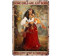 Gypsy Spirit Girl Puzzle de 300 pièces pour adultes et familles - Certaines filles viennent de naître avec l'esprit gitan - Puzzle en bois - Amusement familial et loisirs pour débutants