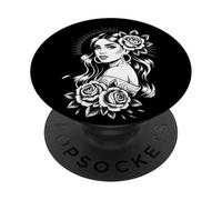Gypsy Tatouage Cool Lady Classique American Tatouages Vintage PopSockets PopGrip Adhésif