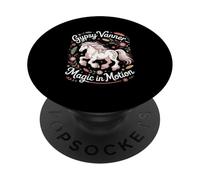 Gypsy Vanner Magic in Motion Horse Lover Equestre PopSockets PopGrip Adhésif