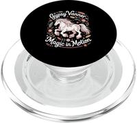 Gypsy Vanner Magic in Motion Horse Lover Equestre PopSockets PopGrip pour MagSafe