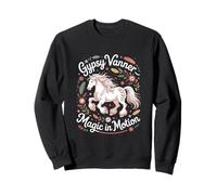 Gypsy Vanner Magic in Motion Horse Lover Equestre Sweatshirt