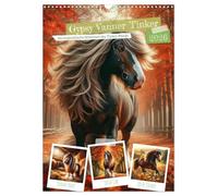 Gypsy Vanner Tinker - die majestätische Schönheit der Tinker-Pferde (Wandkalender 2026 DIN A3 hoch), CALVENDO Monatskalender