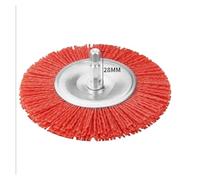 GYQIZSS Brosse plate en nylon for meuleuse d'angle 50/75/100 mm, outil rotatif de forage, polissage du bois, brosses d'ébavurage
