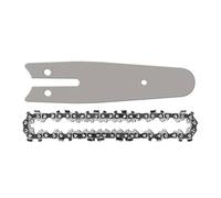 GYQIZSS Chaîne de tronçonneuse mini 4 pouces, 6 pouces, 8 pouces, pas de 1/4", calibre 0,043", 28/37/48 DL, plaque de guidage de chaîne de tronçonneuse électrique semi-ciselée