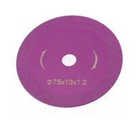 GYQIZSS Disque de coupe diamanté for verre, 75 mm, for marbre, céramique, carrelage, jade, polissage, lame de scie for meuleuse d'angle