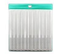 GYQIZSS Lot de 12 limes diamantées ultra fines et obliques for ébavurage, outils manuels for enlever les motifs de feu