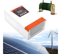 GYQSSD Contrôleur De Charge Hybride éolien-Solaire 6000W avec écran LCD, Régulateur De Charge Automatique Double Mppt 12 V/24 V Ou 24 V/48 V pour Batteries Lithium-Plomb 24V/48V