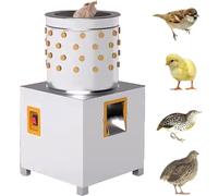 GYQSSD Plumeuse De Poulet électrique, Machine à Plumer De Volaille Automatique, Machine à Plumer en Acier Inoxydable pour Poulet/Canard/Oiseaux/Dinde/Caille/Oie