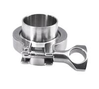 GYQYJPFZM 0.5-10in Tri Clamp Set SUS304 Assembly Weld Ferrule Pipe Fitting (SUS304 PTFE,204mm K217)