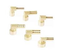 GYQYJPFZM 1pc Fit Hose I.D 10mm Barbed x 1/8" BSPP Female Elbow Brass Connector Fitting for Fuel Gas Water
