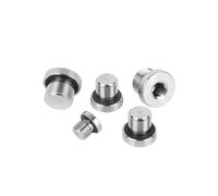 GYQYJPFZM 1pc Metric Male Thread 304 Stainless Steel Hex Socket Ed Sealing Ring Flange Inner Hexagon Bolt Oil Water Pipe Fitting(M42x2)