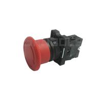 GYQYJPFZM 22mm Emergency Stop Mushroom Push Button Switch Red Latching NO/NC XB2-ES541(ES542) Control Electrical Starter Switches 220V 10A(Normally Close)