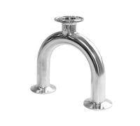 GYQYJPFZM 45mm/51mm Pipe OD 2" Tri Clamp U Shaped Bend 3 Way 304 Stainless Fitting Spliter Beer Cheerfully (Size : 51mm)