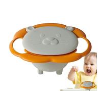 Gyro-bol résistant - Bol gyroscopique pour les tout-petits-spout bol pour les, bol lisse avec protection anti-outlet pour les tout-petits | Anti-cas à 360 degrés rotatif bol lisse gyroscopique