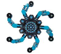 Gyro Robot Anti-Stress Pour Enfants, Jouet Déformable, Chaîne Du Bout Des Doigts, Kit De Jeu De Puzzle