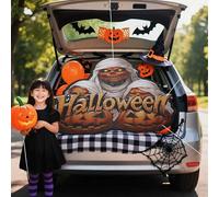 Gyrodymix Banniere Halloween Trunk Or Treat Pour Decoration Exterieure Arche Pour Fournitures Fete Exterieure Halloween